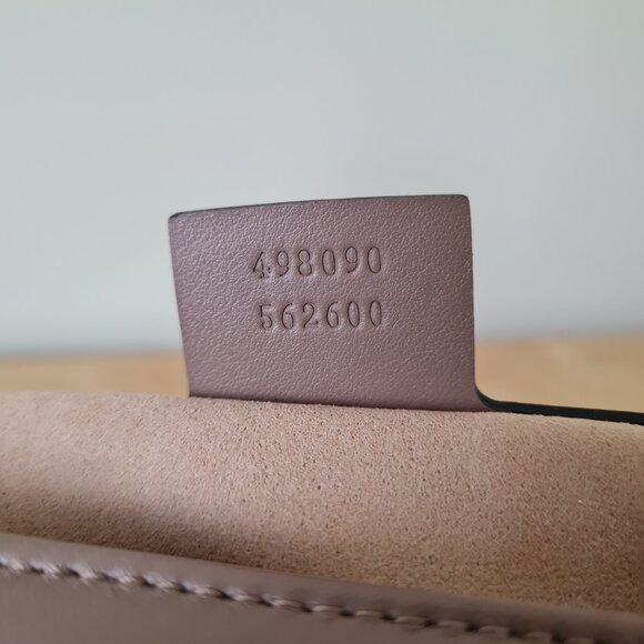 Gucci GG Marmont Large Shoulder Bag Dusty Pink Rose Mauve Matelasse Gold Rare - Picture 12 of 16